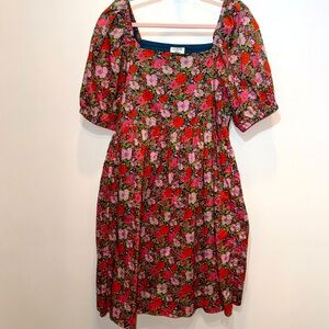 Lovely JCrew Flower Dress 🩷❤️🧡